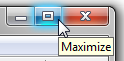 Maximise button