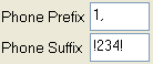 Phone dialer example (Local Parameters)