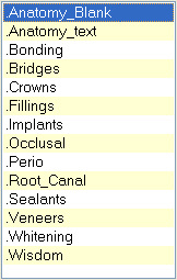 Slideshow list