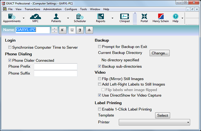 Computer File window