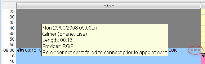 Appointment tootip example 2