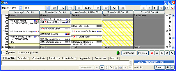 Multiday appt example
