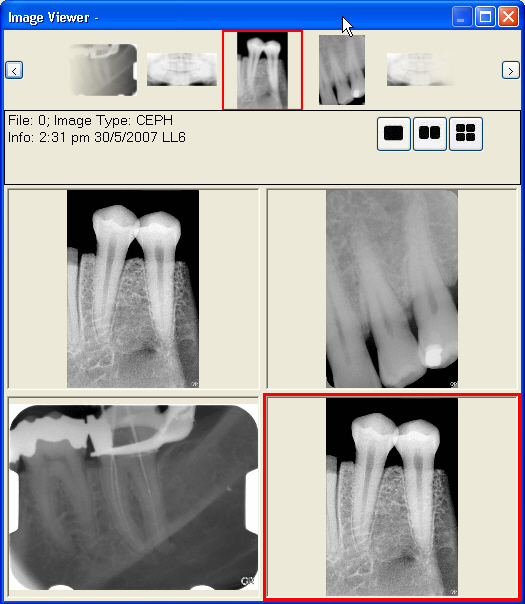 Image viewer - four image example