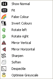 Image Toolbox menu