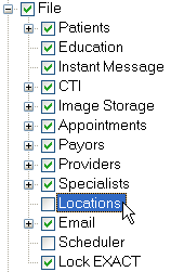 Security Settings - File options