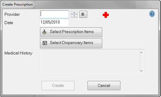 Create Prescription