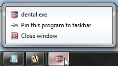 Windows 7 right-click menu