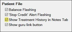 Show Treatment History