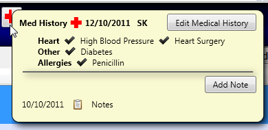 Medical Icon Tooltip