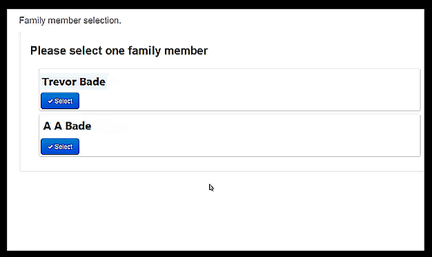 SelectOneFamilyMember