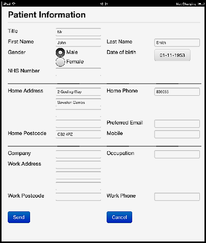 Clinipad-PatientInformationScreen1