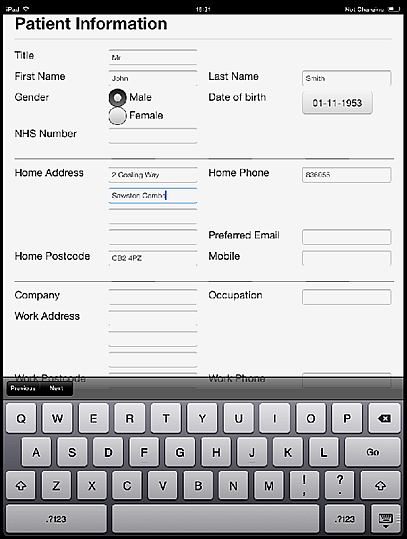 Clinipad-PatientInformationScreen2