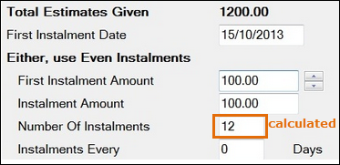 CalculatedNumberOfInsallments