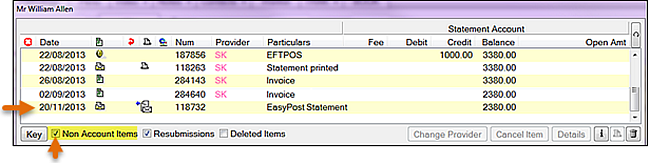 PatientTransactionsScreenExample