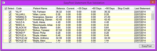 PrintStatementRunValidation