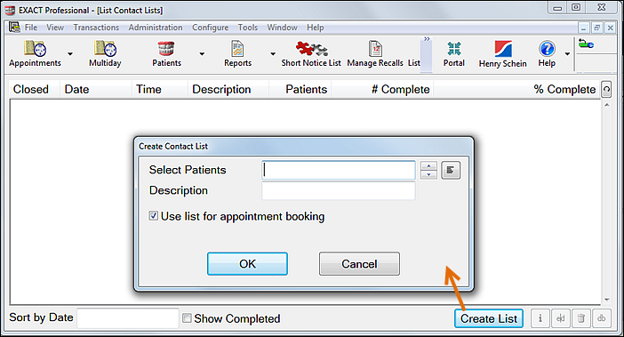 CreateContactList