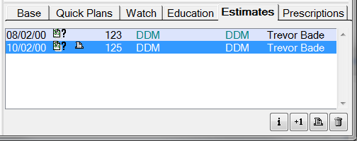 Sub-Tabs area