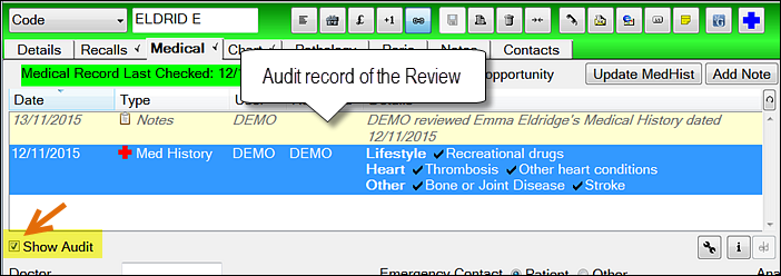Record-ReviewedMedHist