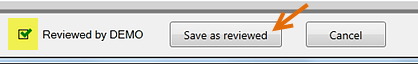 CheckedSaveAsReviewed