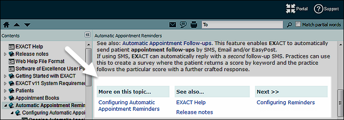 Related links navigation