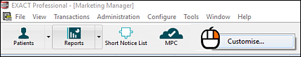 Workspace bar (customise)