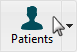 'Patients' icon (workspace bar)