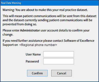 RealDataWarning