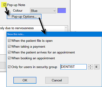 Pop-upOptions