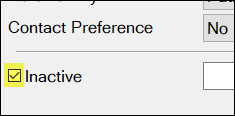Inactive Ticked