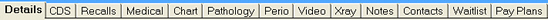 Tabs bar example (UK)