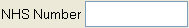 NHS Number field